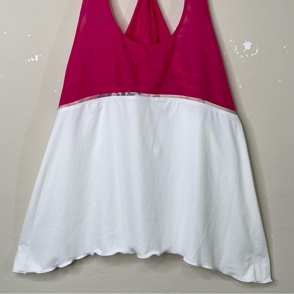 Denise Cronwall Activewear Wyn Layer Top Tennis Pickle Ball Athletic Fit Size L - Picture 5 of 12